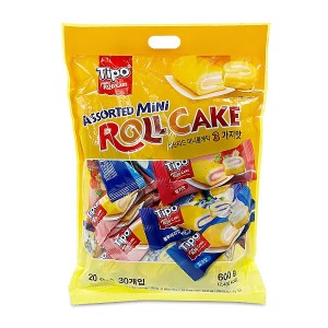 티포 어쏘티드 미니 롤케익 600g (30개입)