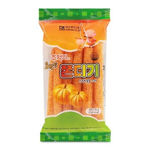 에코푸드 호박맛 쫀디기 70g 설탕쫀드기